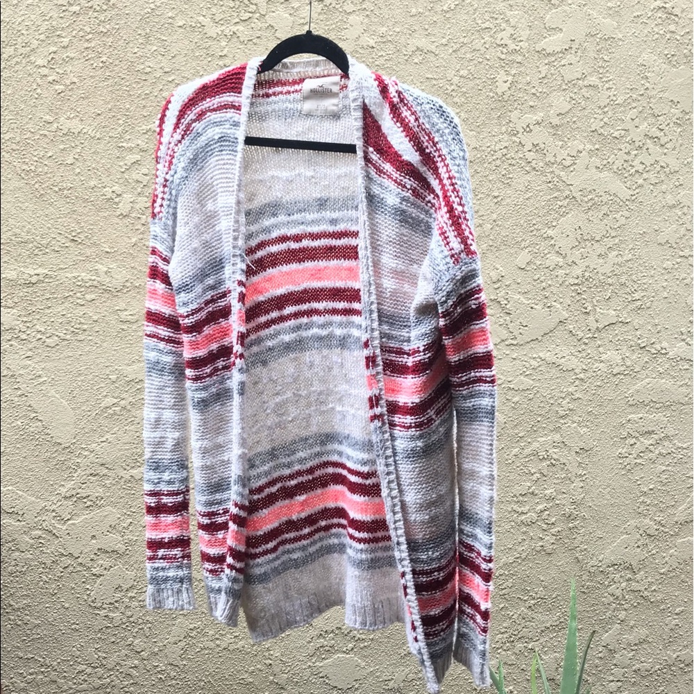 Long colorful cardigan